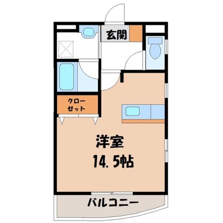 宇都宮駅 バス20分  富士重工前下車：停歩2分 4階の物件間取画像